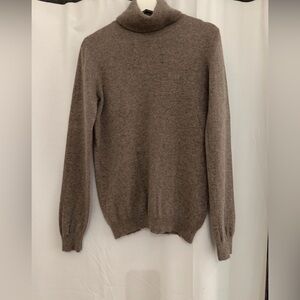 Cozy Brown Turtleneck Sweater